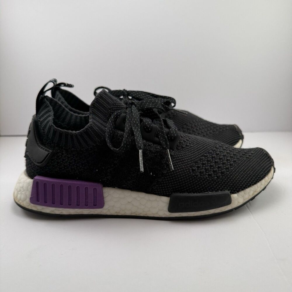 Adidas Boost Unisex Shoes Kids (EE6675), Size US 6.5 Black White Boost Pre Owned